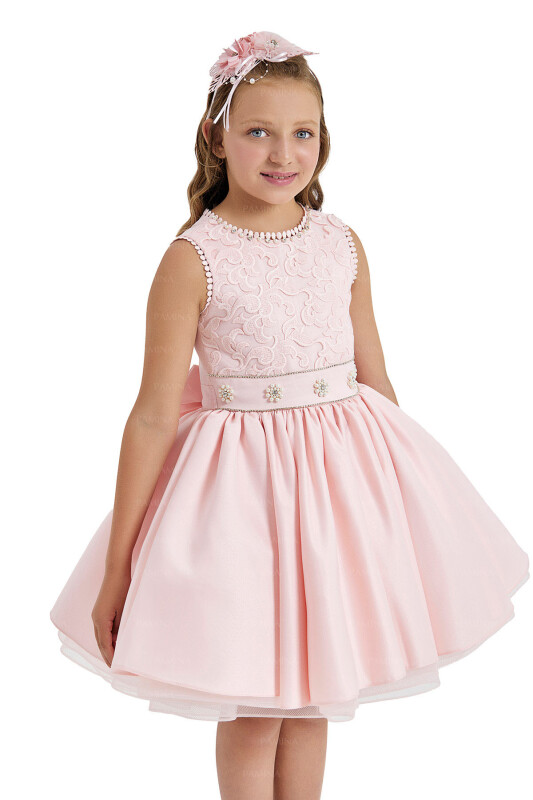 Powder Laced Dress 8-12 AGE 33154PR - 3