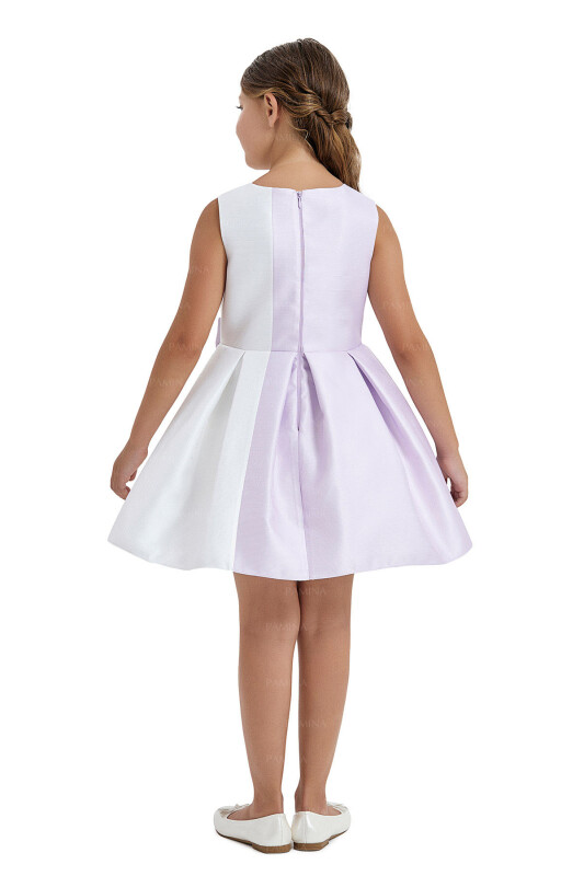 Lilac Sleeveless Dress with Bolero 4-8 AGE 33033PR - 6
