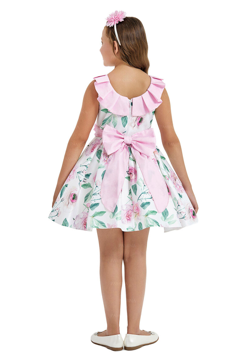 Powder Flowered Dress 8-12 AGE 33107PR - 5