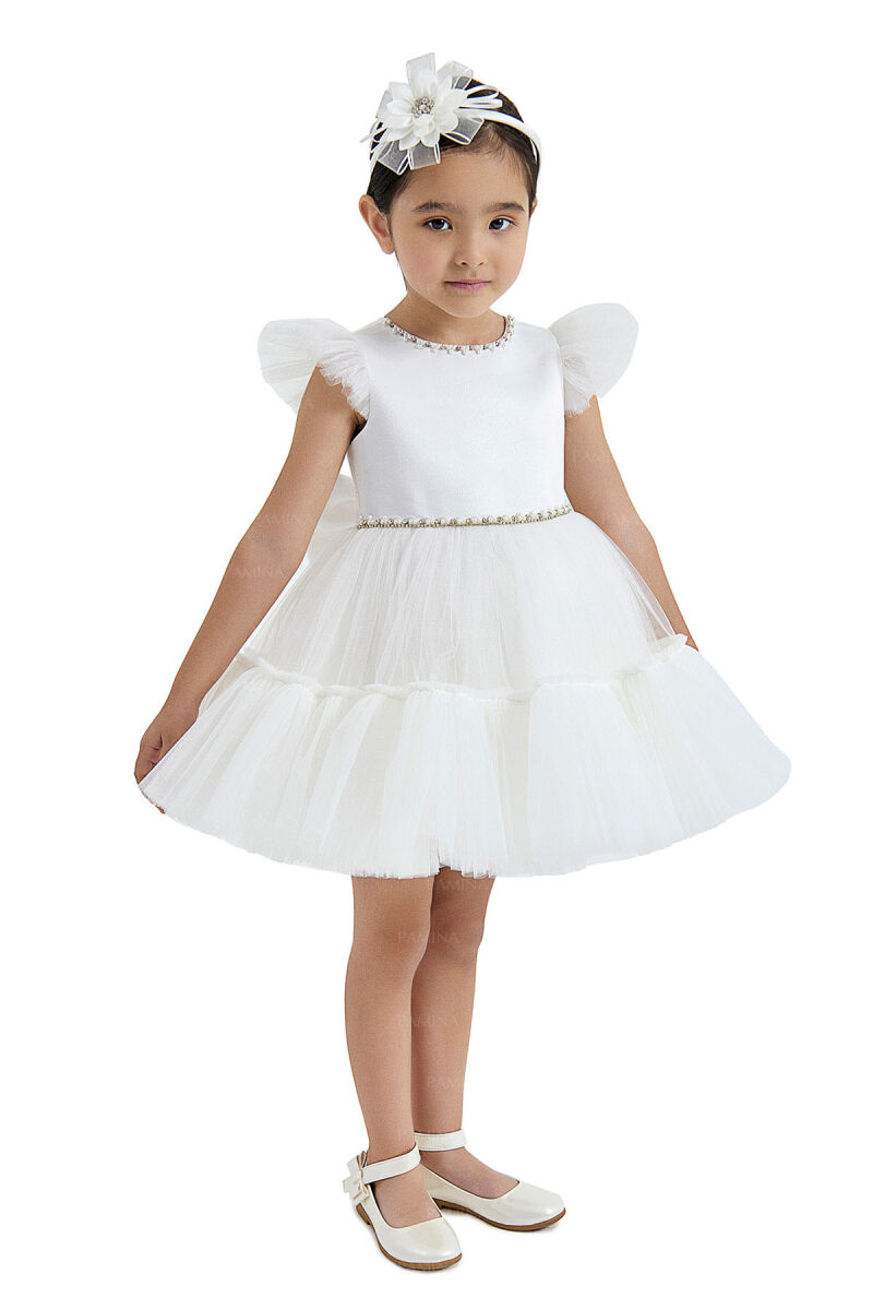 Ecru Tulle Dress 6-12-18 MONTH 33122PR - 7