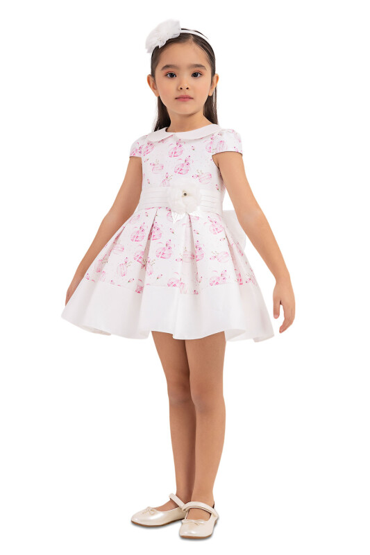 Pink Baby collar, dress for girls 6-18 MONTH 33222PR - 2