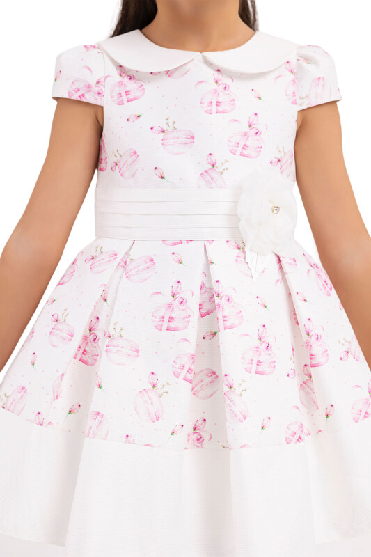 Pink Baby collar, dress for girls 6-18 MONTH 33222PR - 4