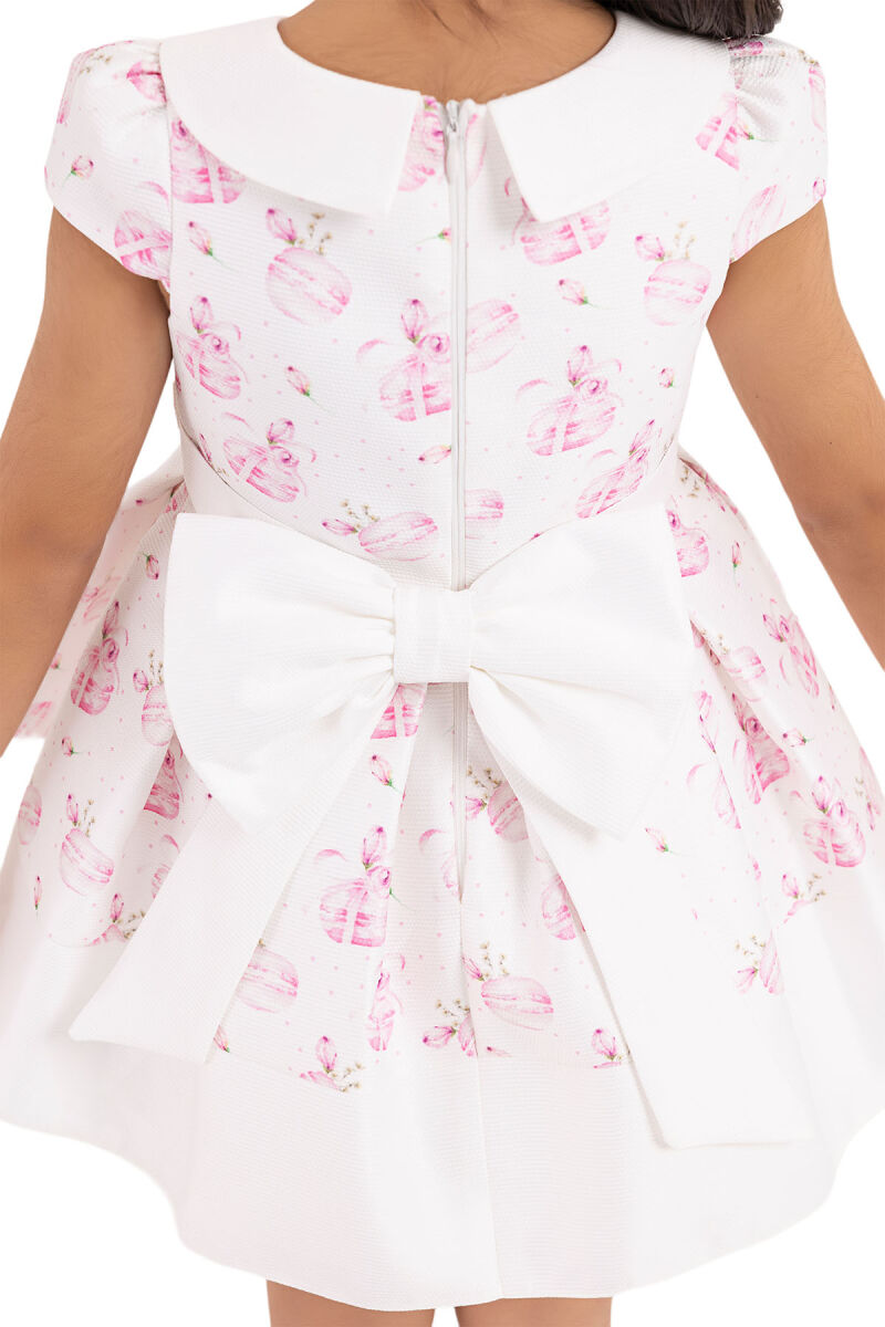 Pink Baby collar, dress for girls 6-18 MONTH 33222PR - 7