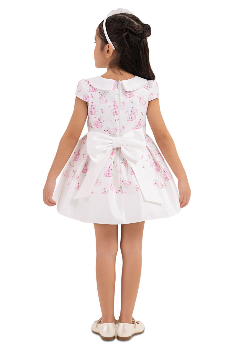 Pink Baby collar, dress for girls 6-18 MONTH 33222PR - 8