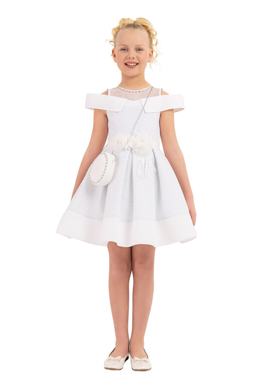 Blue Princess collar dress for girls 8-12 AGE 33192PR 