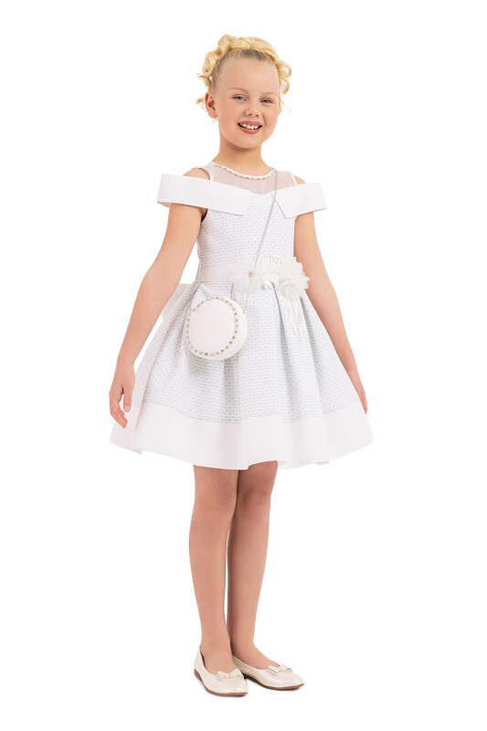 Blue Princess collar dress for girls 8-12 AGE 33192PR - 2