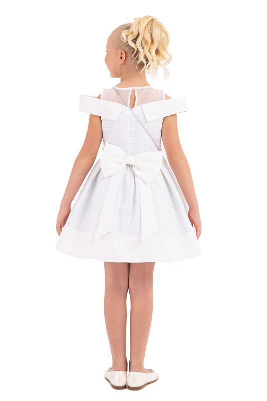 Blue Princess collar dress for girls 8-12 AGE 33192PR - 7
