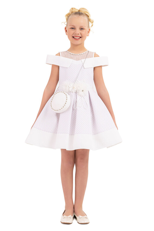Lilac Princess collar dress for girls 8-12 AGE 33192PR 