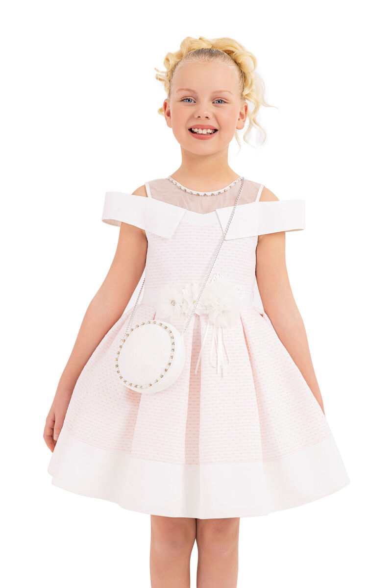 Powder Princess collar dress for girls 8-12 AGE 33192PR - 4