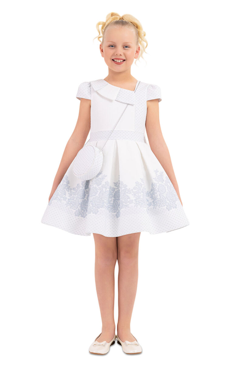 Blue Moon-Sleeved Dress for Girls 8-12 AGE 33264PR - 5