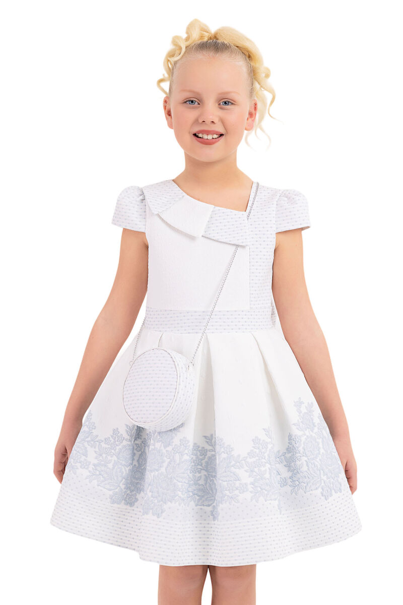 Blue Moon-Sleeved Dress for Girls 8-12 AGE 33264PR - 8