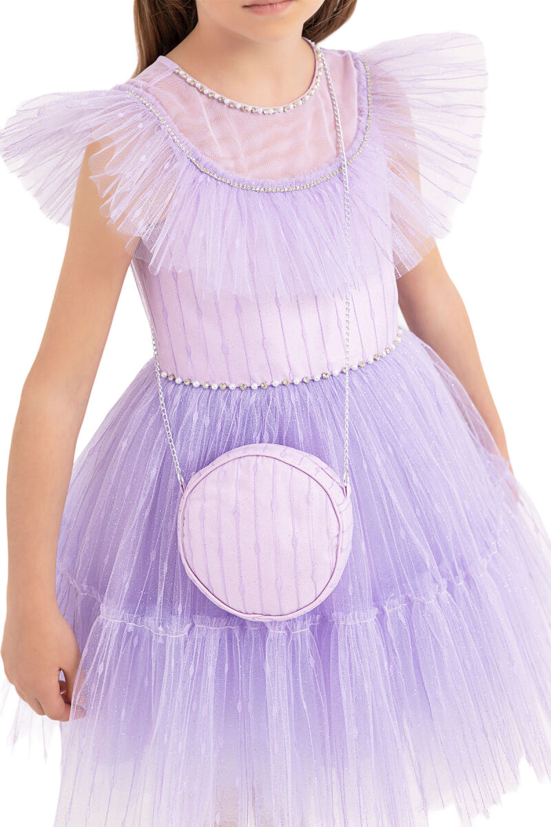Lilac Tutu Dress for Girls 4-8 AGE 33324PR - 4