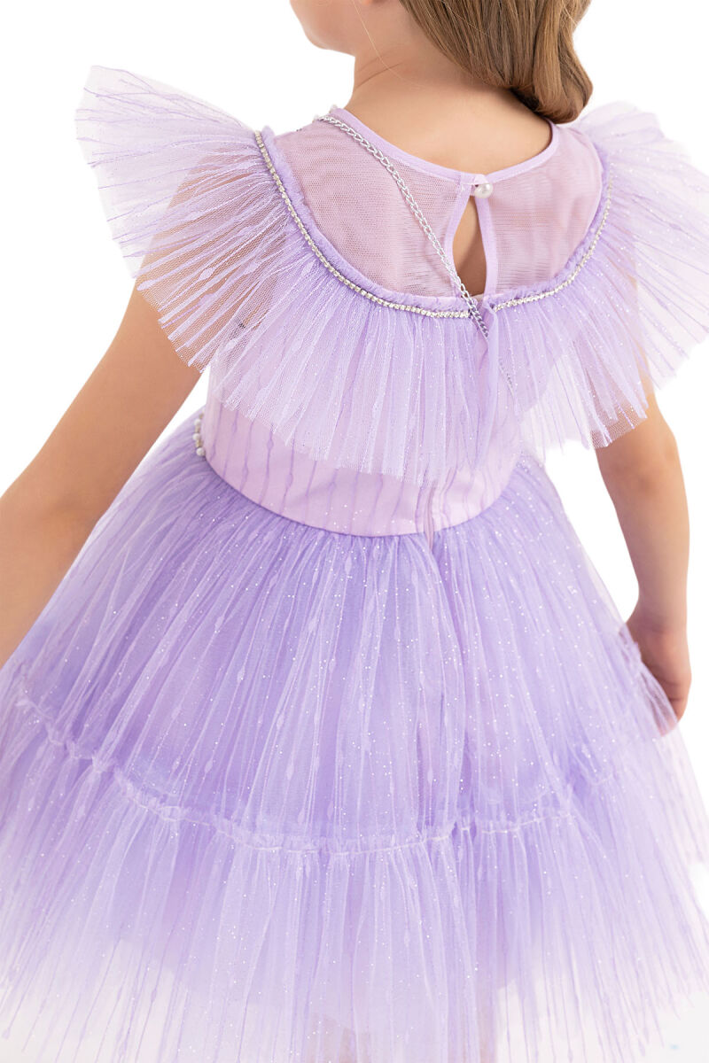 Lilac Tutu Dress for Girls 4-8 AGE 33324PR - 7