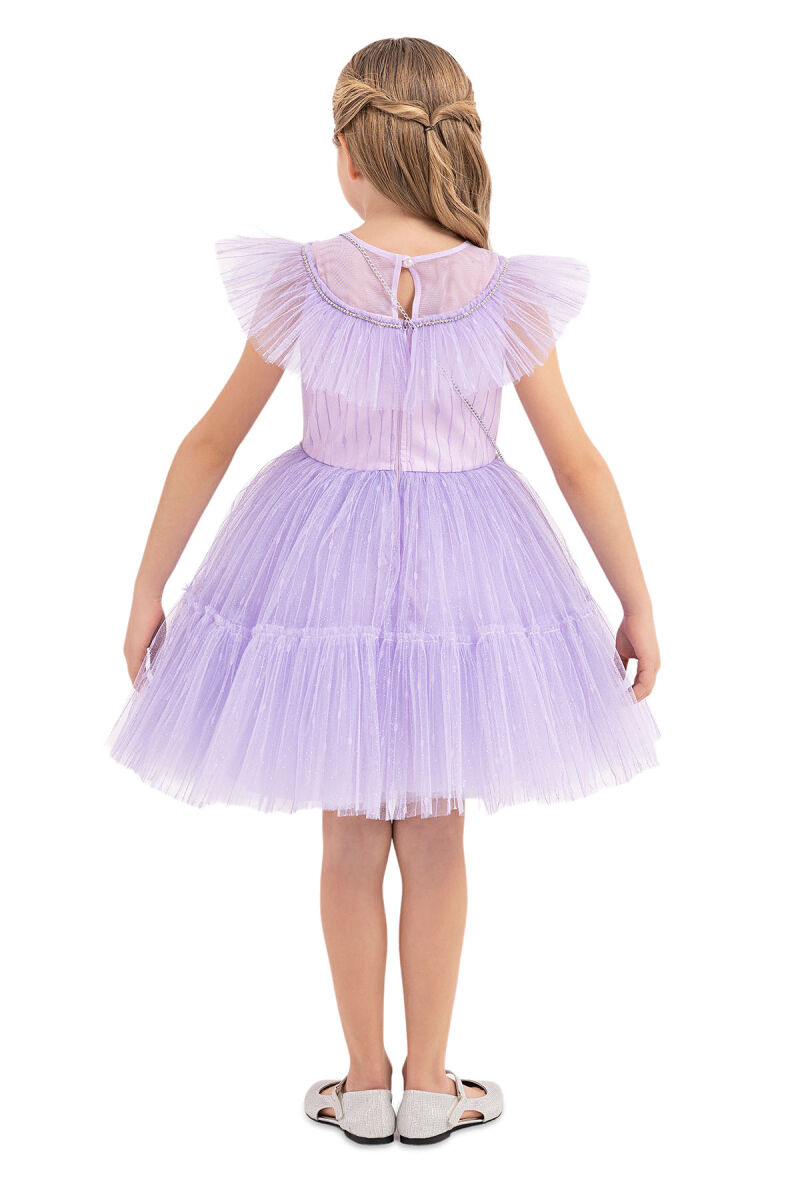 Lilac Tutu Dress for Girls 4-8 AGE 33324PR - 8