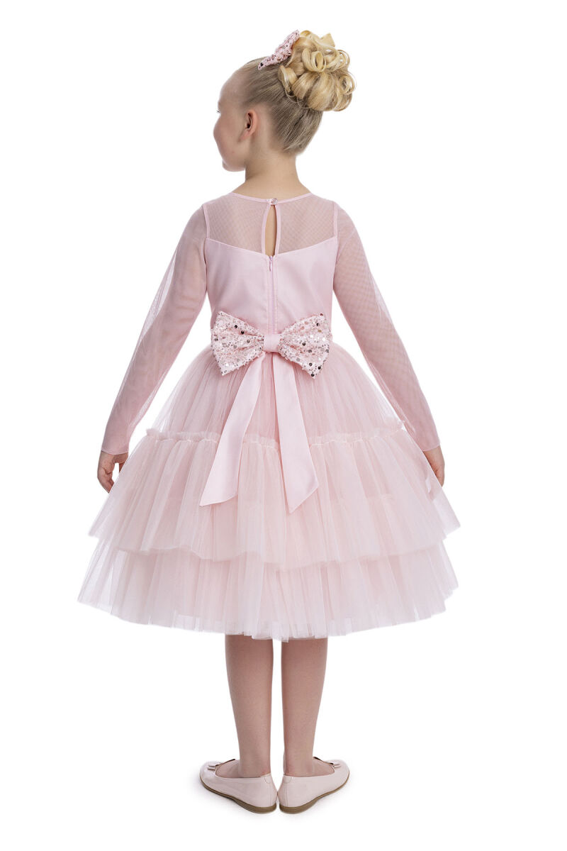 Powder Knee-Length Girl's Dress 8-12 AGE 34040PR - 6
