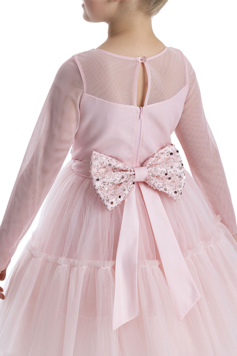 Powder Knee-Length Girl's Dress 8-12 AGE 34040PR - 7