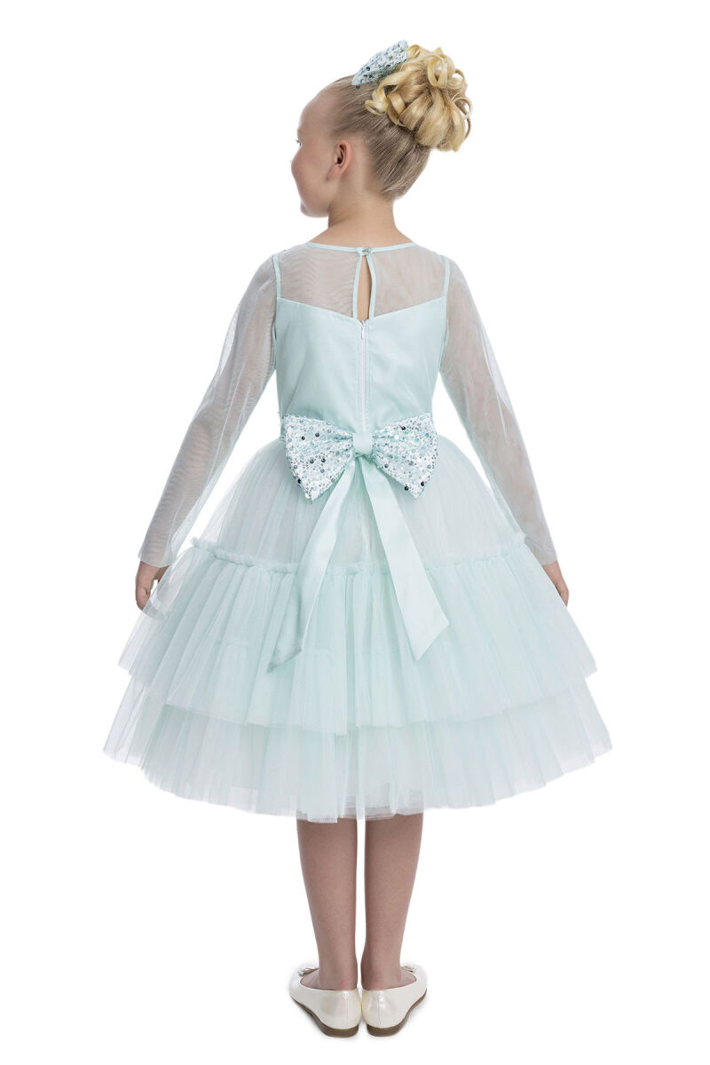 Mint Knee-Length Girl's Dress 8-12 AGE 34040PR - 6