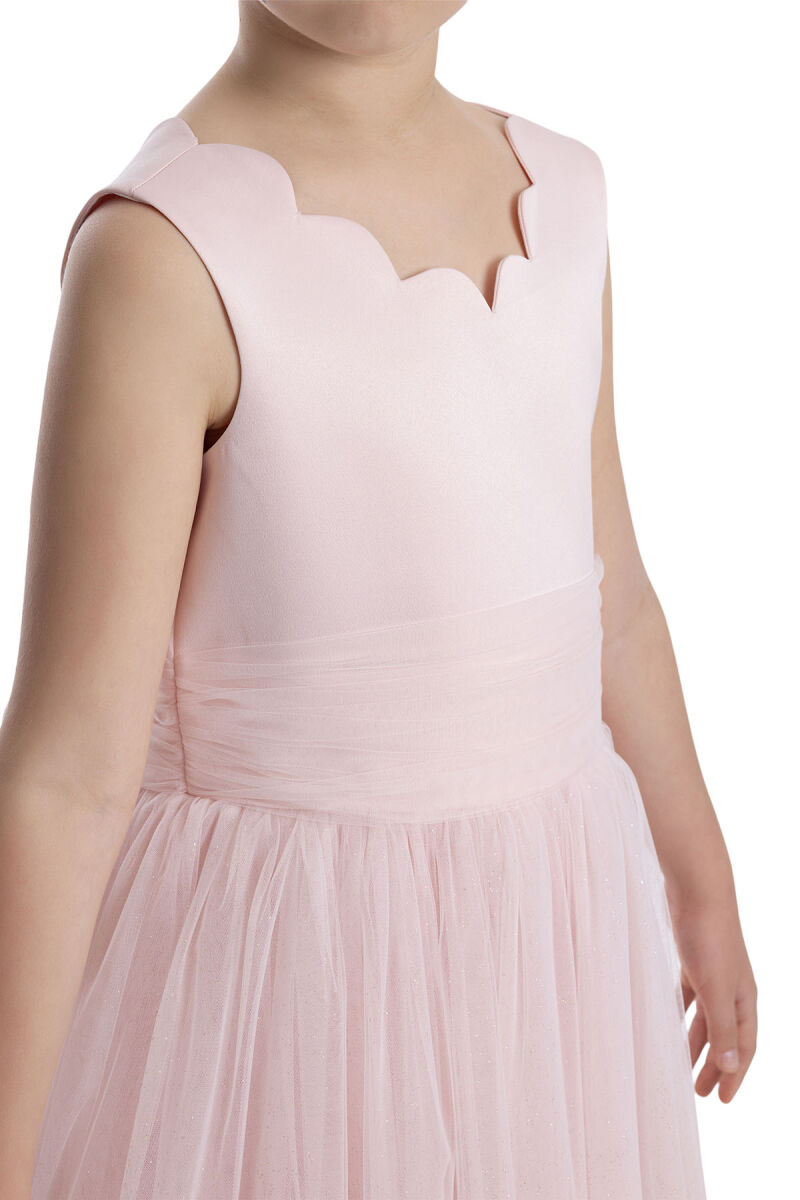 Powder Girls Tulle Maxi Dress 8-12 AGE 34112PR - 5
