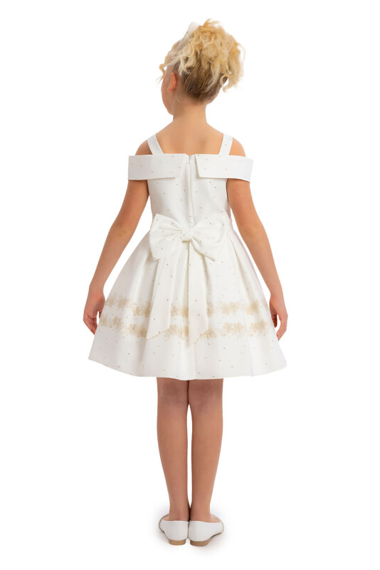 Beige Girls Princess Collar Set 8-12 AGE 34203PR - 6