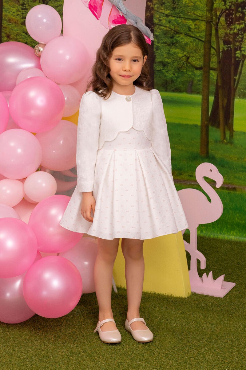 Powder Girls Suit with Bolero 6-24 MONTH 34353PR - 1