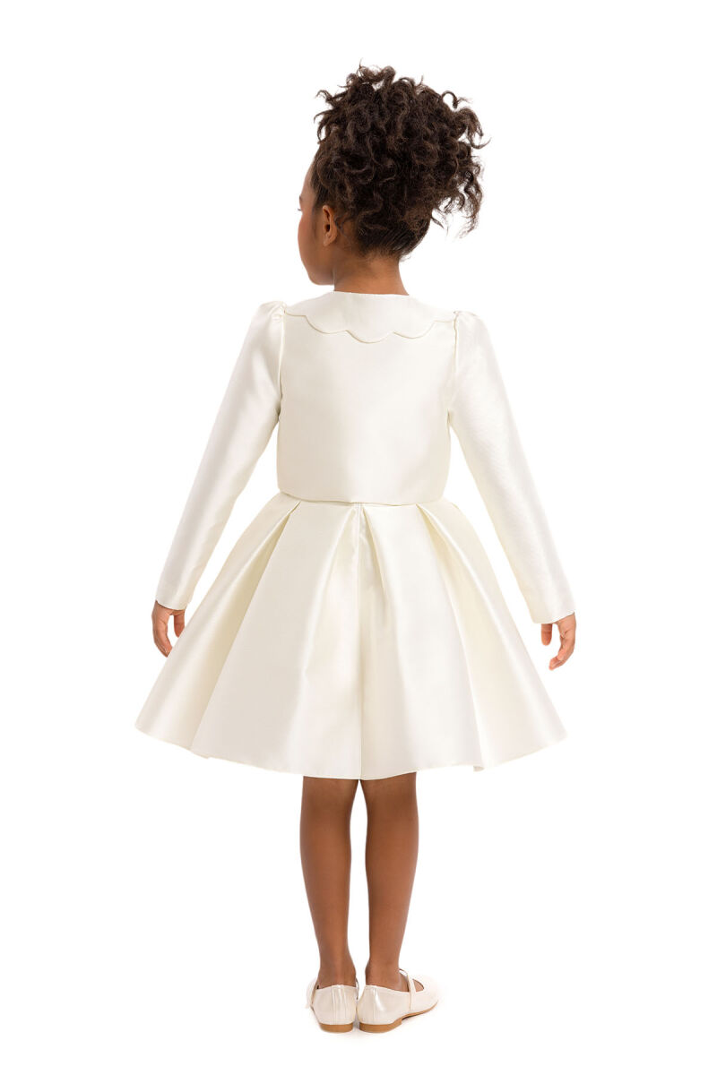 Ecru Girls Set with Jacket 3-7 AGE 34350PR - 5