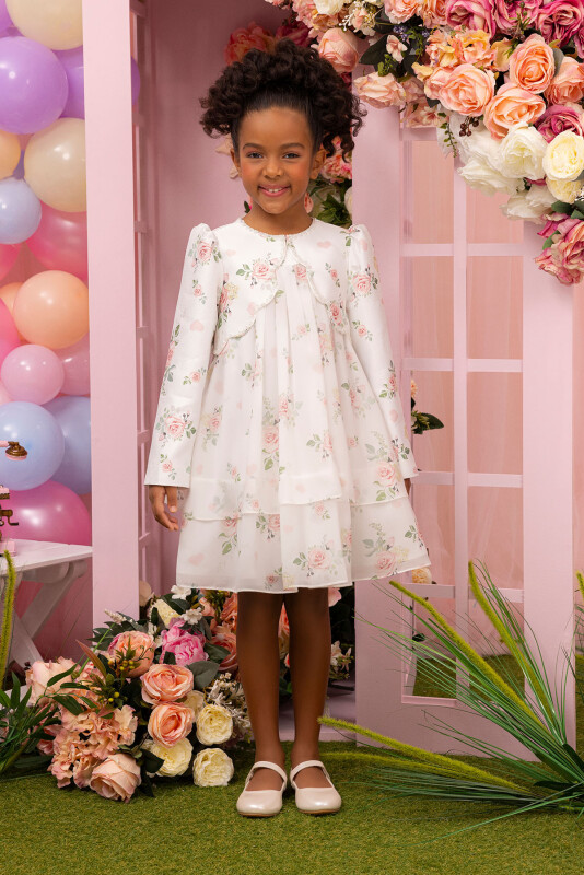 Pink Girls Set with Bolero 3-7 AGE 34329PR 