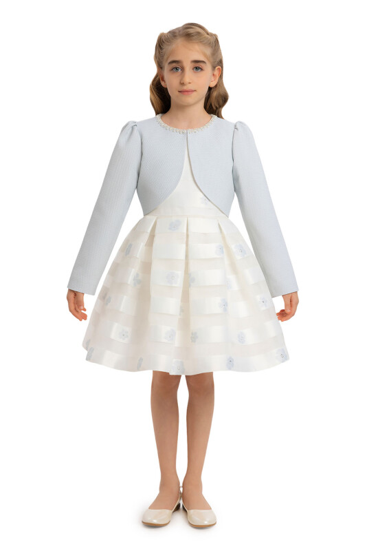 Blue Girls Set with Bolero 8-12 AGE 34375PR 