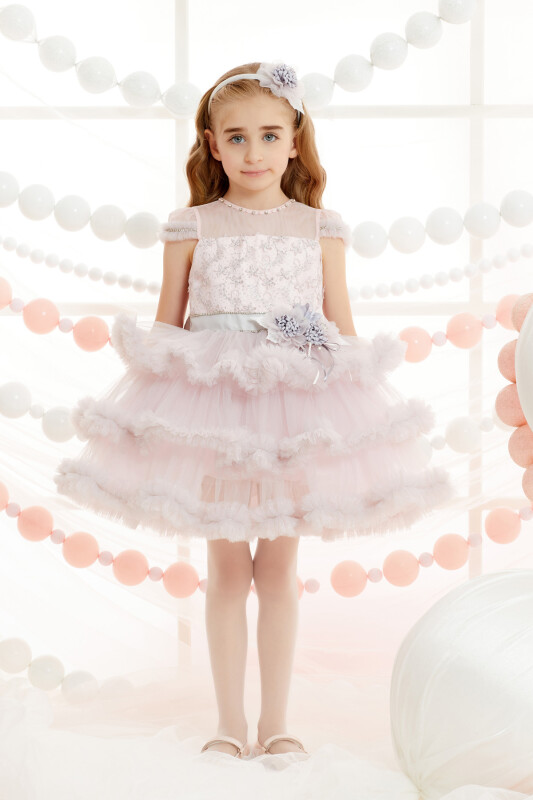 Grey Tutu Dress 2-6 AGE 32003PR 