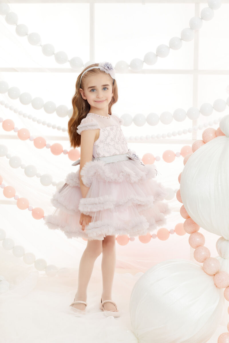 Grey Tutu Dress 2-6 AGE 32003PR - 4