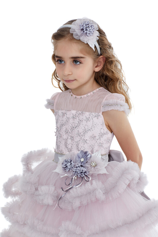 Grey Tutu Dress 2-6 AGE 32003PR - 6