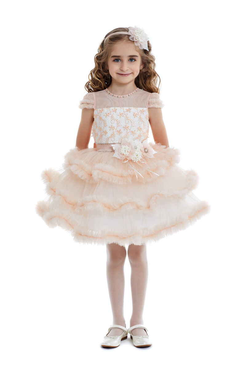 Salmon Tutu Dress 2-6 AGE 32003PR - 1