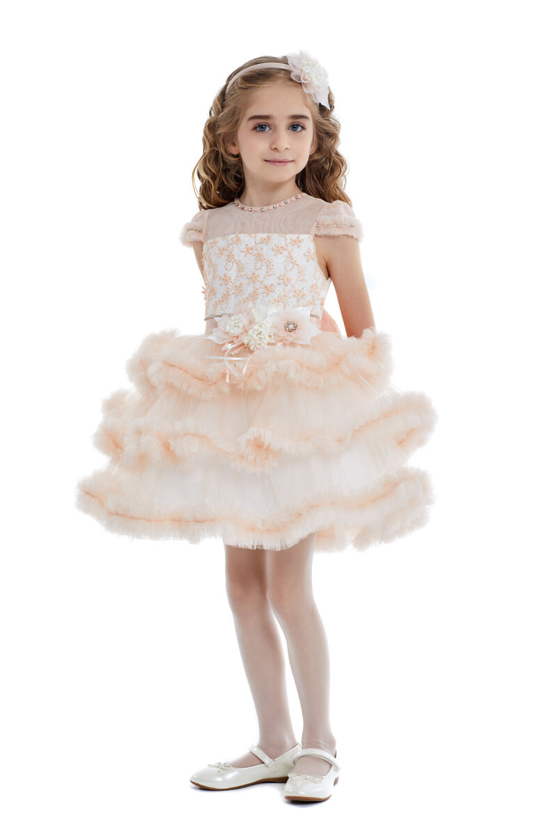Salmon Tutu Dress 2-6 AGE 32003PR - 3
