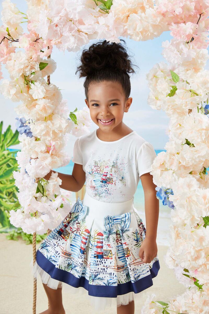 Navy Girl Marin Themed Suit 1-5 AGE 324602CA - 2