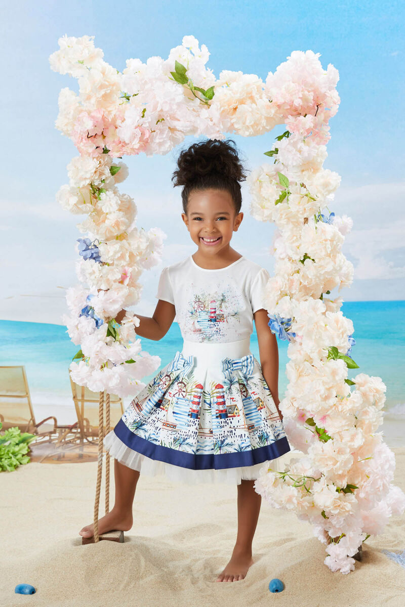 Navy Girl Marin Themed Suit 1-5 AGE 324602CA - 3
