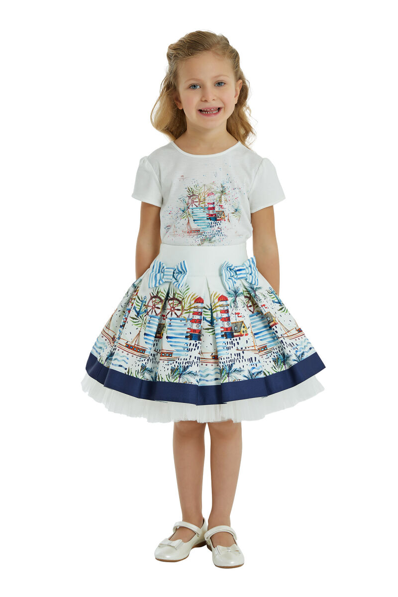 Navy Girl Marin Themed Suit 1-5 AGE 324602CA - 5
