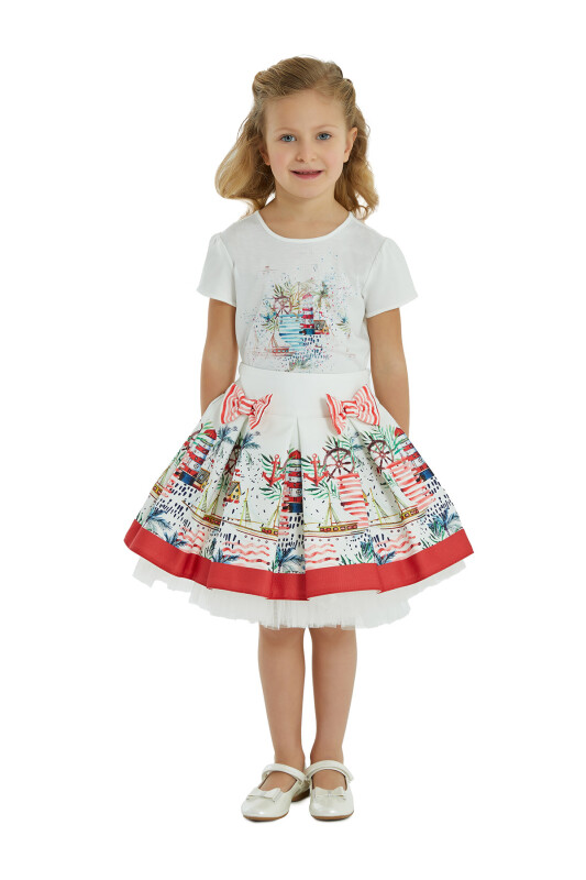 Red Girl Marin Themed Suit 1-5 AGE 324602CA 