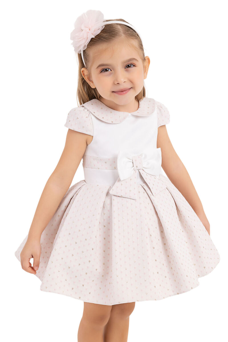 Powder Baby collar, dress for girls 6-18 MONTH 33215PR - 3