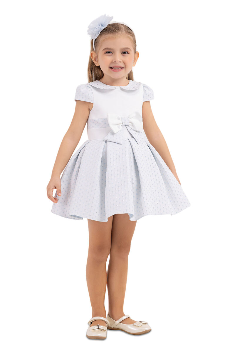 Blue Baby collar, dress for girls 6-18 MONTH 33215PR - 6