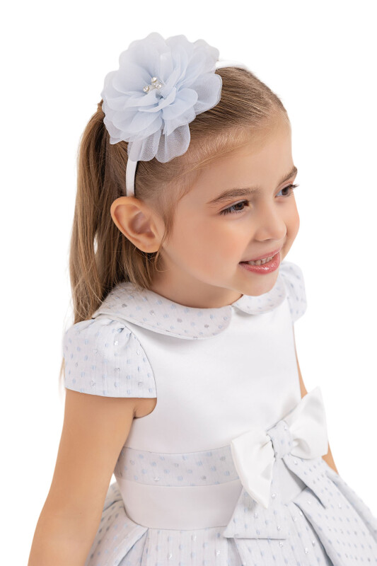 Blue Baby collar, dress for girls 6-18 MONTH 33215PR - 8