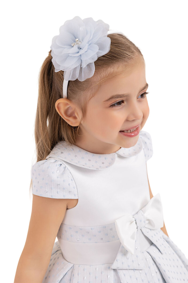 Blue Baby collar, dress for girls 6-18 MONTH 33215PR - 8