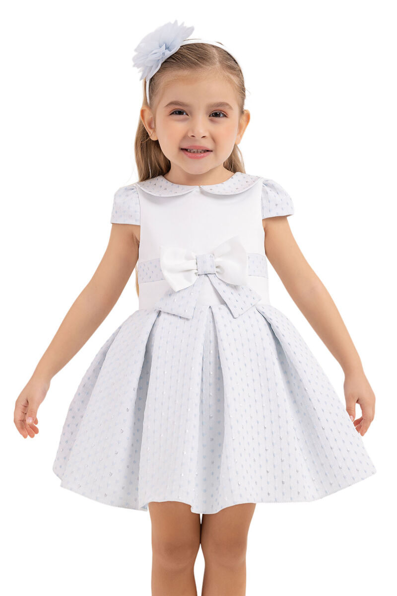 Blue Baby collar, dress for girls 6-18 MONTH 33215PR - 9