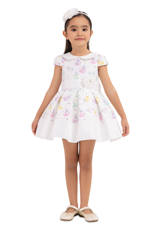 Rainbow Baby collar, dress for girls 6-18 MONTH 33222PR 