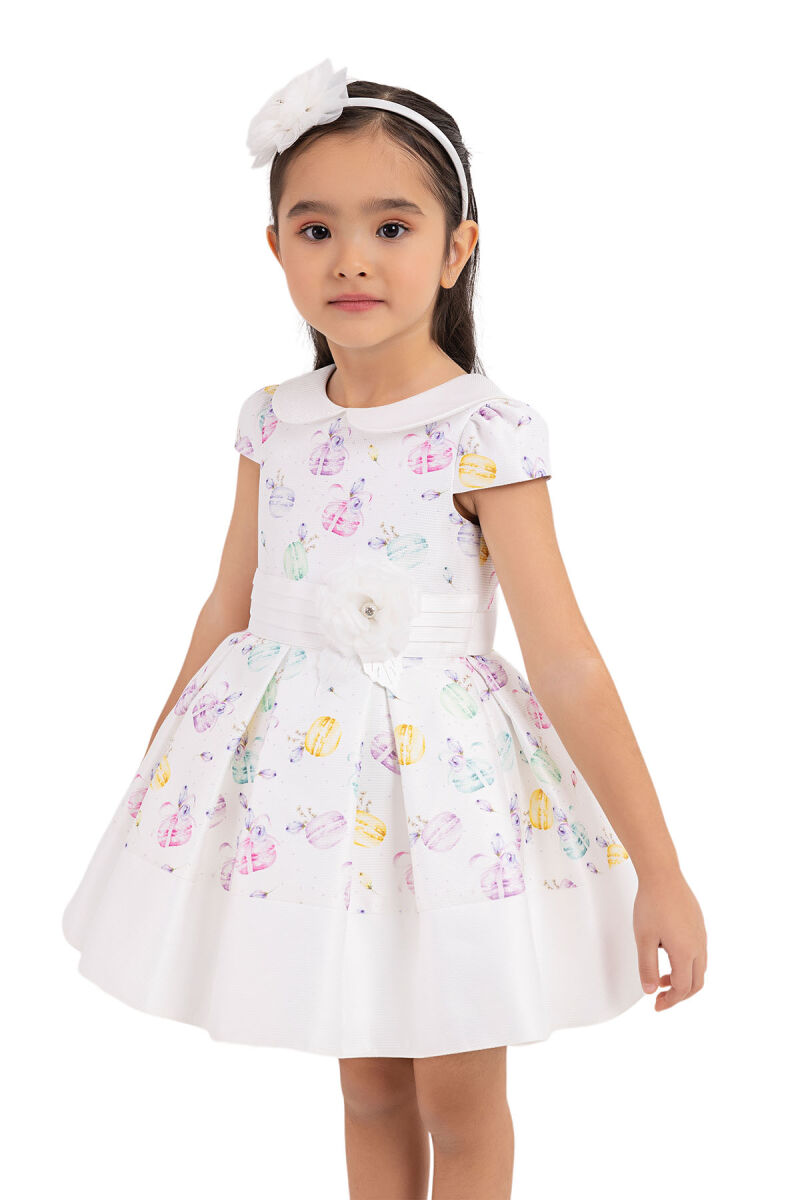 Rainbow Baby collar, dress for girls 6-18 MONTH 33222PR - 3