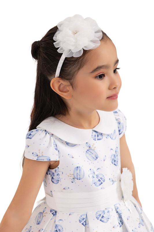 Blue Baby collar, dress for girls 6-18 MONTH 33222PR - 6