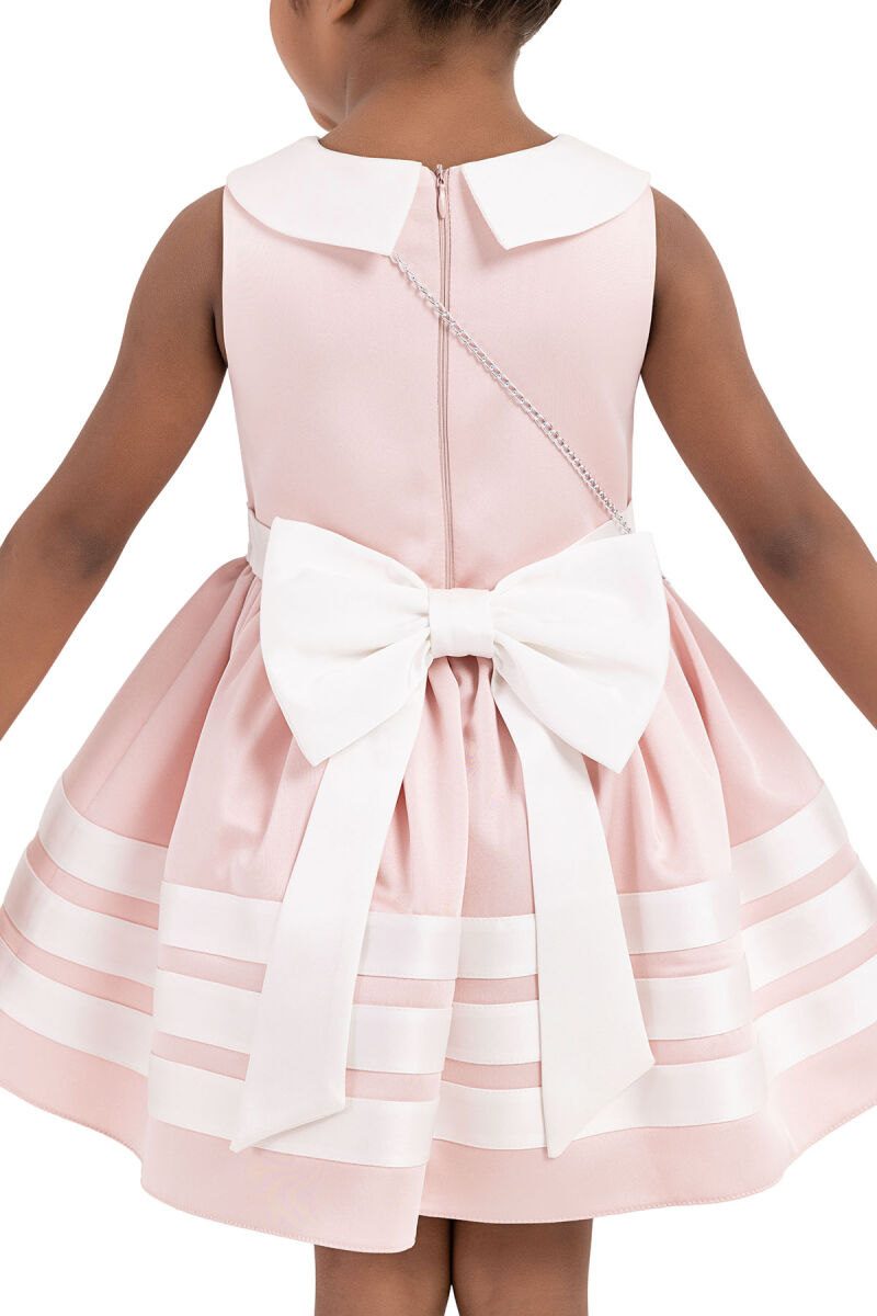 Powder Satin, dress for girls 2-6 AGE 33167PR - 6