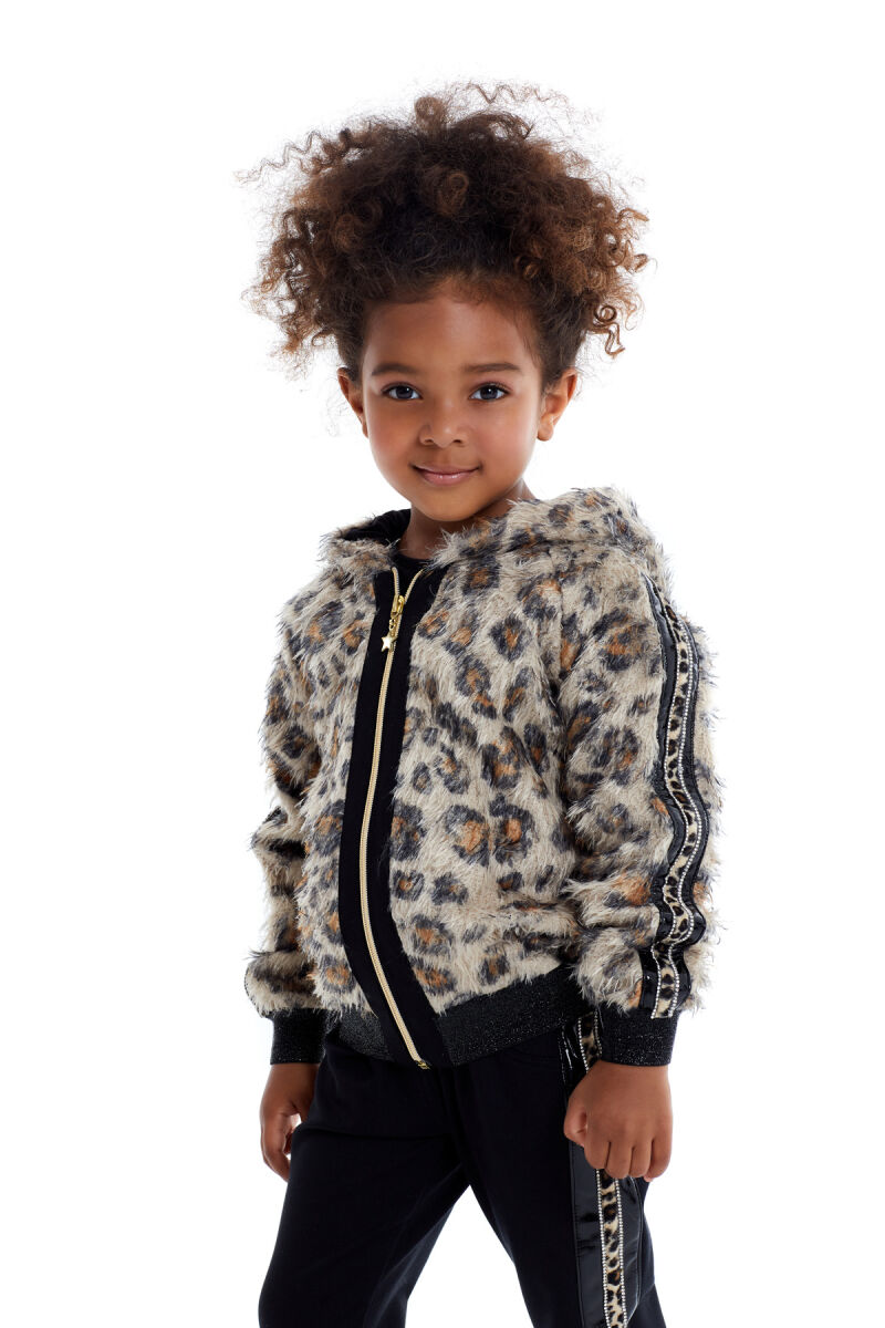 Black Girl Leopard Pants Suit 4-8 AGE 320801CA - 7