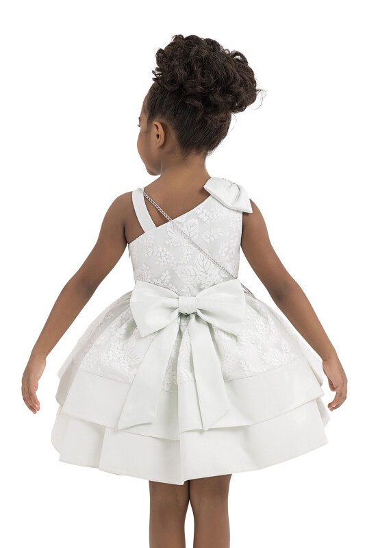 Mint Layered skirted dress for girls 2-6 AGE 33277PR - 7
