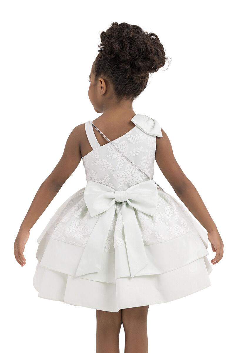 Mint Layered skirted dress for girls 2-6 AGE 33277PR - 7