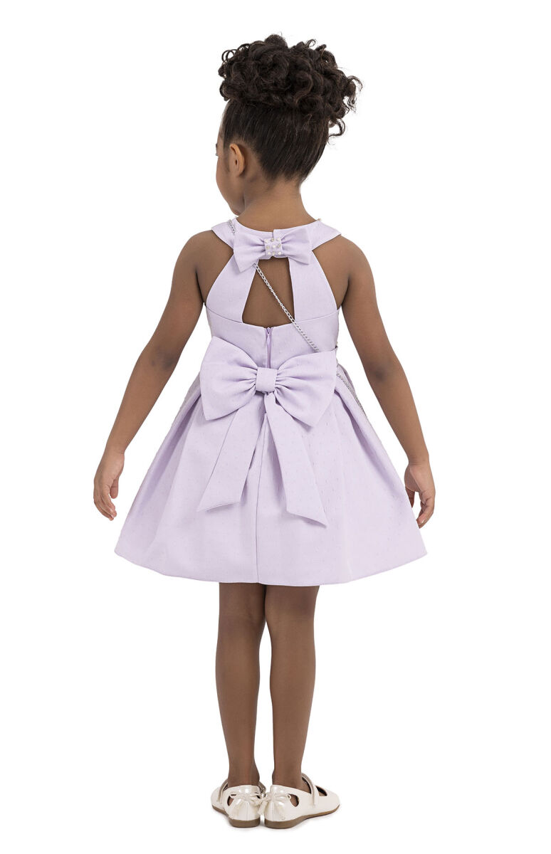 Lilac Sleeveless, dress for girls 2-6 AGE 33186PR - 7