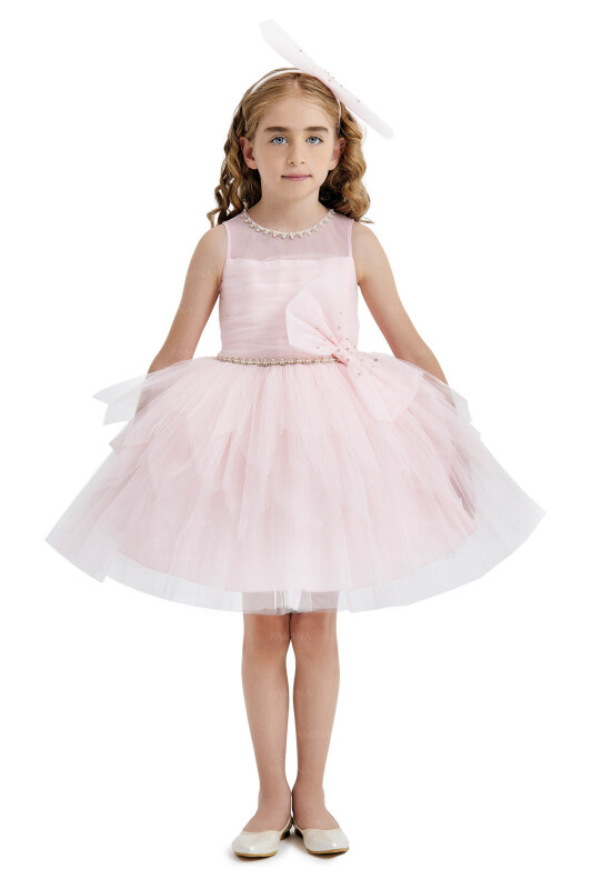 Powder Dress with Ballet Skirt 4-8 AGE 33008PR - 6